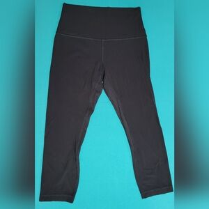Lululemon Align High-Rise Crop 21" Black Size 6